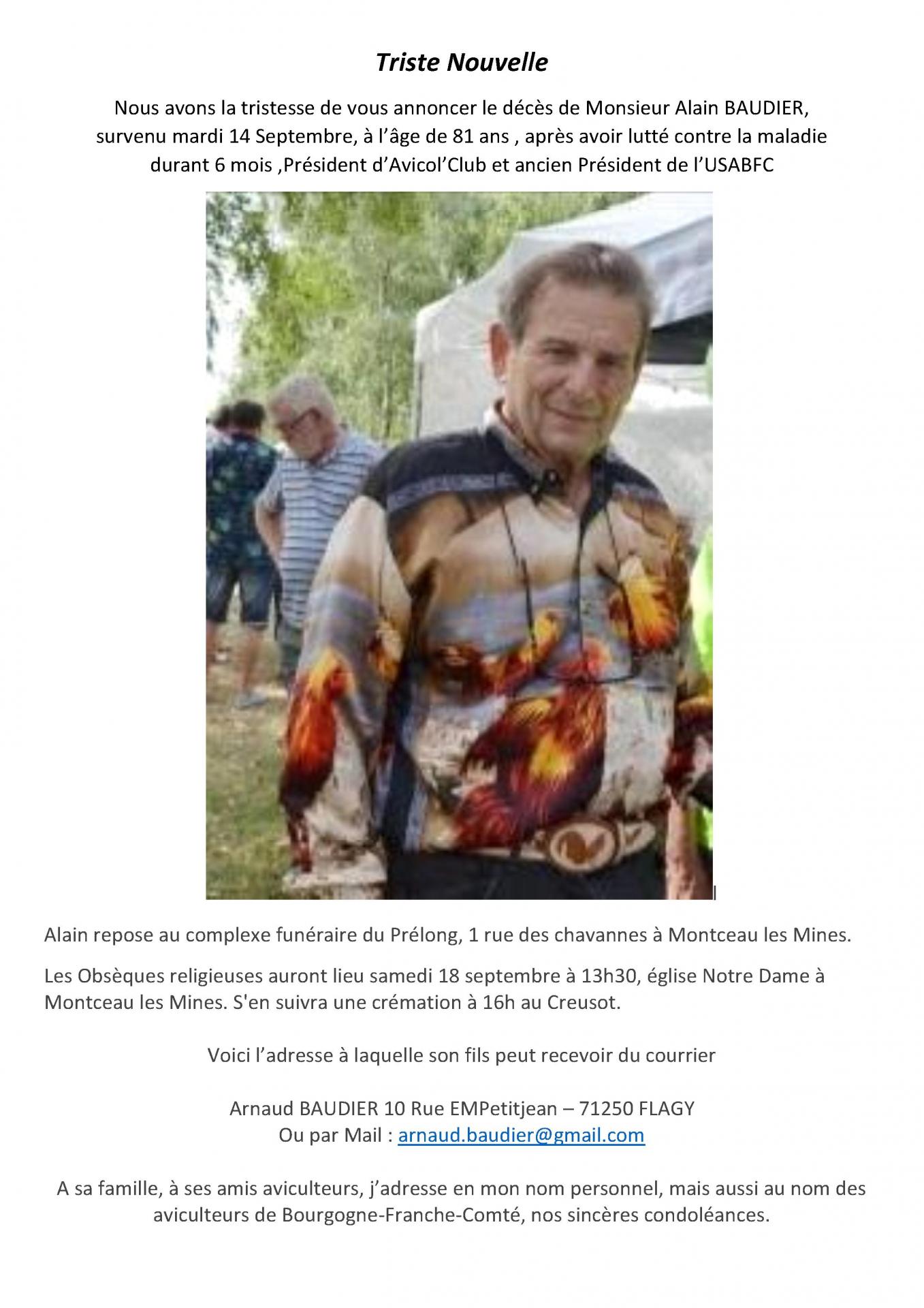 Triste nouvelle